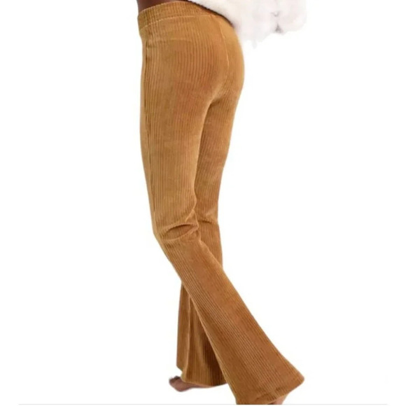 Aerie High Rise Corduroy Flared Hem Pants Stretch Comfort Jogger XXL - Picture 2 of 7